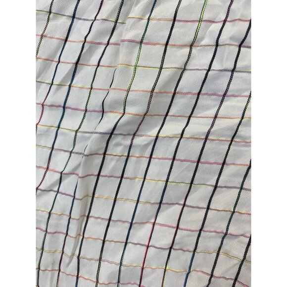 Scotch & Soda Checked Flat Front Ankle Length Pant Tailored Multicolored Large - Picture 6 of 12